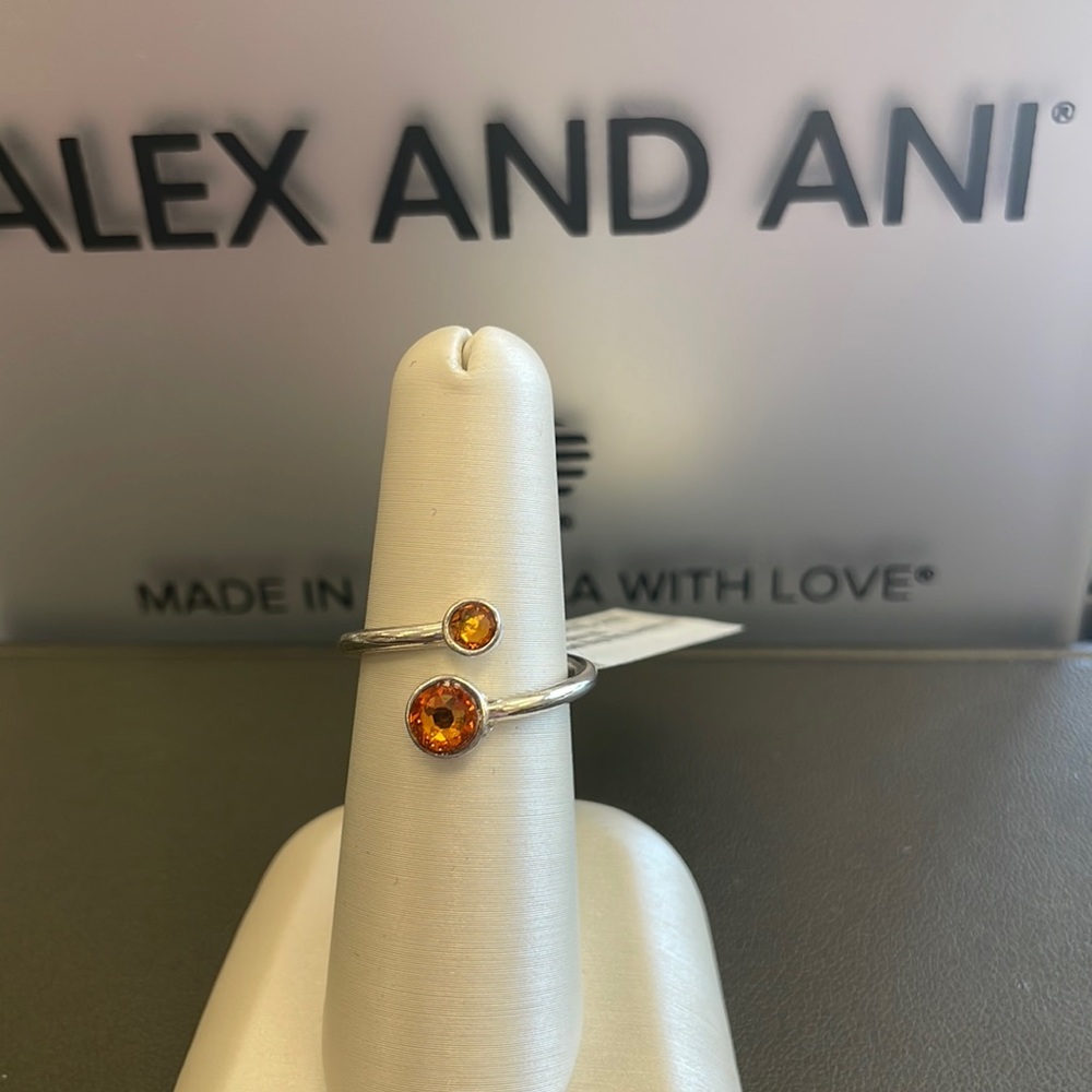 NWT Alex and Ani November Birth month Ring